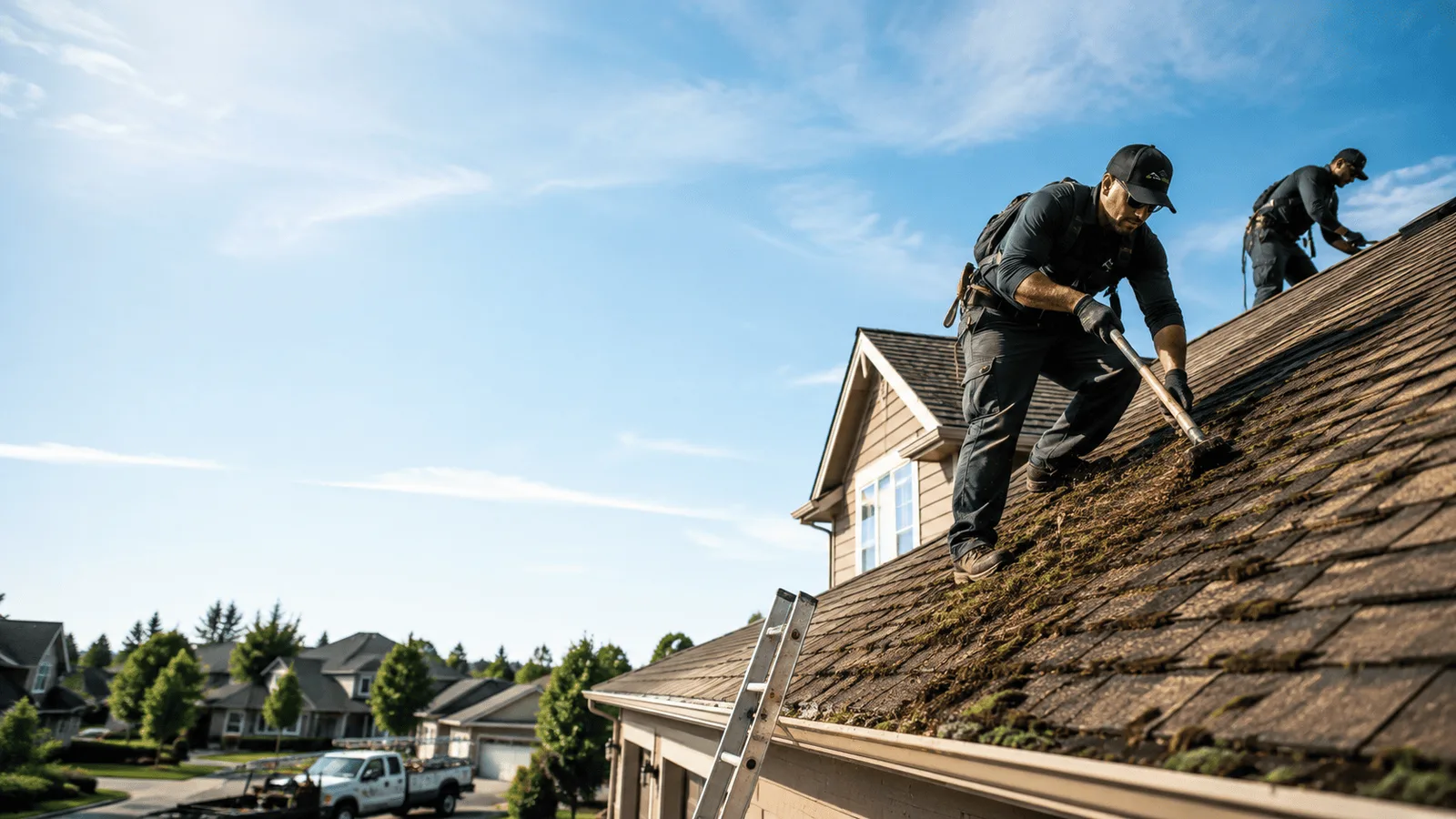Roof Moss Removal in Wheatland, CA near me